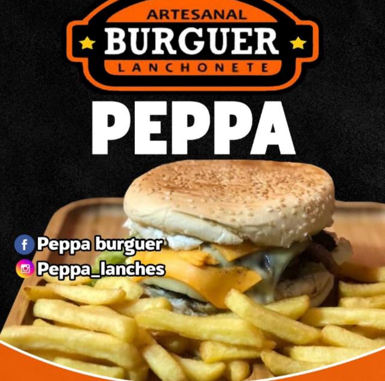 Logotipo do Peppa Lanches